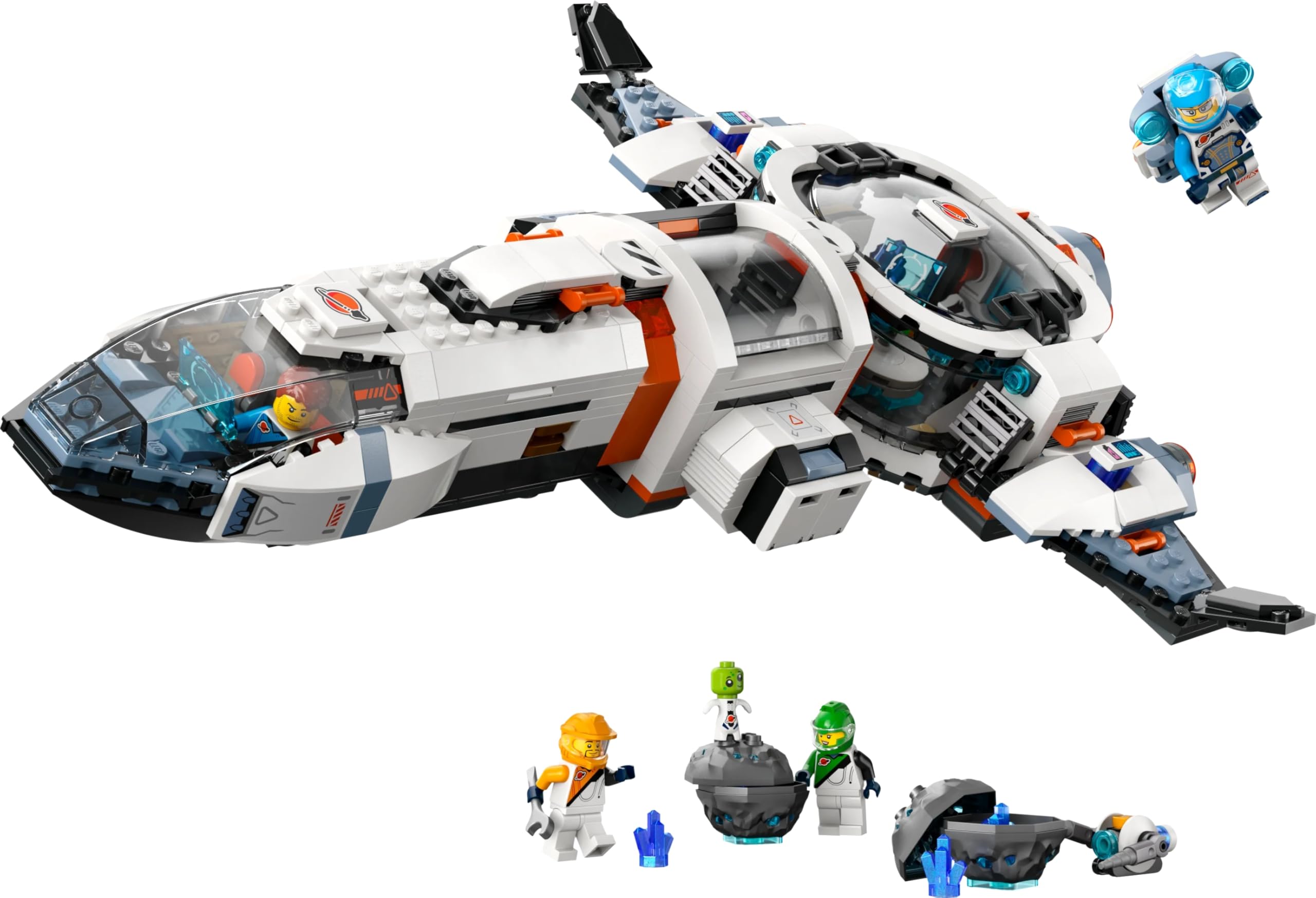 LEGO City Modular Galactic Spaceship 60446 Outer Space Toy for